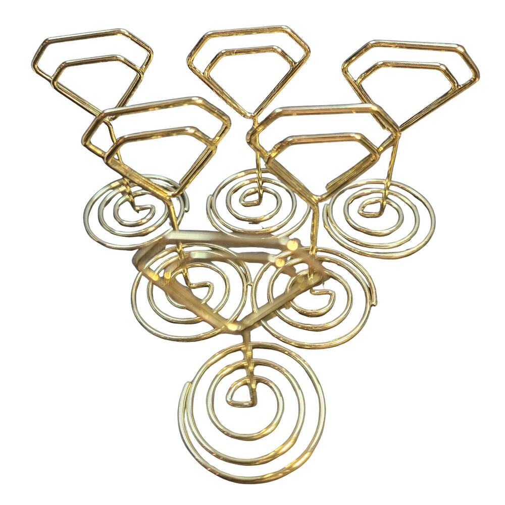 25 Pcs Elegant Place Card Holders for Table Picture-Number-Photo Number Holders